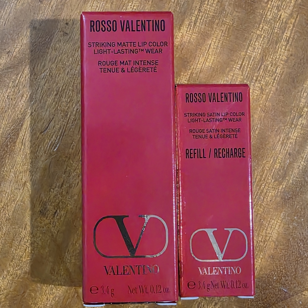 Valentino Rosso Matte and Satin Lip Duo
